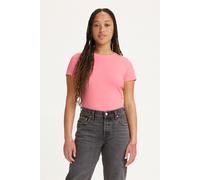 Levi's Ss Rib Baby Tee Tameless Rose Talla: XS | Camisetas de Seda Outlet | Mujer | Rosa