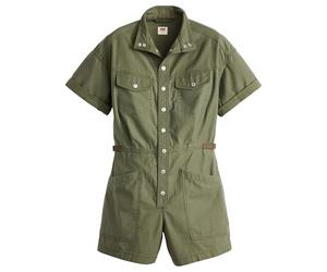 Levi's Ss Surplus Romper para mujer, noche de oliva, XS