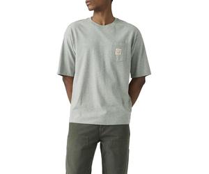 Levi's SS Workwear tee T-Shirt, Mid Tone Grey Heathe, L Hombres