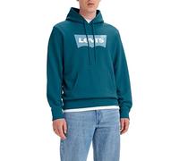 Levi's Standard Graphic Sweatshirt Sudadera con capucha, Batwing Po Ocean Depths, M Hombre