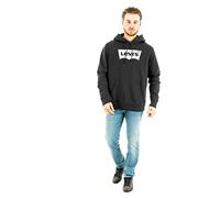 Levi's Standard Graphic Sweatshirt Sudadera con capucha, Caviar, S Hombre