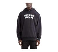 Levi's - Sudadera con Capucha Estampada y Detalles Metalizados Standard - Sweatshirts & Hoodies - Hombre - Negro - S -