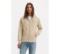 LEVI'S Sudadera con cremallera y capucha New Original. Color beige