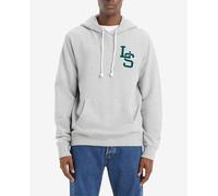 Levi's Standard Graphic Sweatshirt Sudadera con capucha, Ls Letterman Mhg, M Hombre