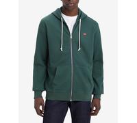 Levi's Sudadera de hombre con capucha y cremallera. Verde oscuro S