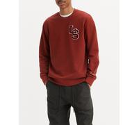 Levi's Sudadera de hombre con cuello redondo y logo. Granate M