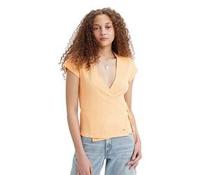 Levi's Sudadera Dry Goods Pointelle Wrap para Mujer, Crema De Almendras, L