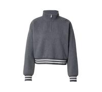 LEVI'S ® Sudadera 'Everyday Quarter Zip Sweatshirt' gris moteado / blanco L gris moteado / blanco