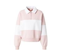 LEVI'S ® Sudadera 'Graphic Banks Quarter-Zip Sweatshirt' rosa / blanco S rosa / blanco