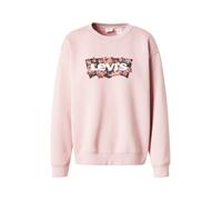 LEVI'S ® Sudadera 'Graphic Everyday Crew Sweatshirt' rosa pastel / borgoña / negro / blanco, Talla XS