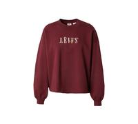 LEVI'S ® Sudadera 'Graphic Leo Crewneck Sweatshirt' beige / naranja / burdeos S beige / naranja / burdeos