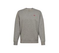 LEVI'S ® Sudadera 'Housemark Crewneck Sweatshirt' gris moteado / rojo, Talla L