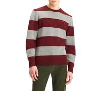 Levi's Sudadera Original Housemark para Hombre, Calloway Stripe Chocolate Truffle, XL