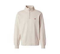 LEVI'S ® Sudadera 'Original Housemark Quarter-Zip Pullover' crema L crema