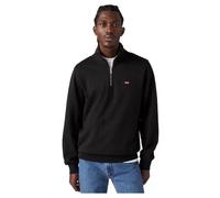 Levi's Sudadera Original para Hombre con Cremallera 1/4, Negro Mineral., XL