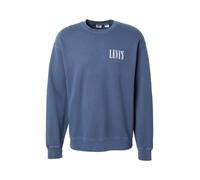 LEVI'S ® Sudadera 'Relaxed Graphic Crewneck Sweatshirt' azul paloma / blanco, Talla XL