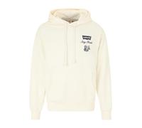 LEVI'S ® Sudadera 'Relaxed Graphic Hoodie' marfil / negro, Talla S