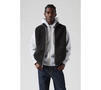 Levi's Chaleco Summit Sherpa, Negro Azabache, L para Hombre