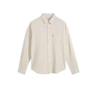 Levi's Sunset - Camisa estándar con botones y 1 bolsillo para hombre, piedra pómez, talla L