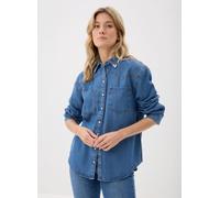 Levi's® TEODORA WESTERN SHIRT MED INDIGO - WORN IN S Azul