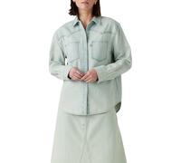 Camisa estampada Teodora Western Mujer Talla S. Color Azul