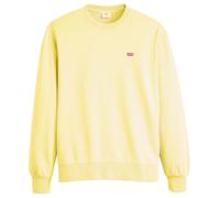 Levi's The Original Hm Crew Sudadera, Tejido de Rizo francés Amarillo Encerado, L para Hombre