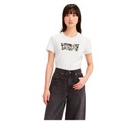 Levi's The Perfect Tee, Camiseta Mujer, Floral Batwing - Bright White, XS
