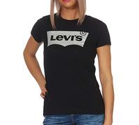 Levi's The Perfect Tee, Camiseta Mujer, Holiday Tee Black, XXS