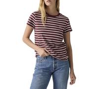 LEVI'S ® Camiseta 'The Perfect Tee' rojo vino / blanco S EUR