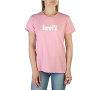 Levi's The Perfect Tee, Camiseta Mujer, Poster Logo Prism Pink, XS