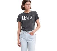 Levi's The Perfect Tee, Camiseta Mujer, Serif Caviar, XXS