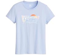 Levi's The Perfect Tee, Camiseta Mujer, Wave Bw Fill Kentucky Blue, XXS