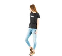 Levi's The Perfect Tee Camiseta, Poster Logo Caviar, S Mujer