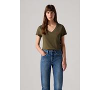 Levi's The Perfect V Neck Tee Green Talla: XS | Camisetas de Seda Outlet | Mujer | Verde