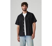 Blusa de gasa de algodón Hombre Talla S. Color Negro