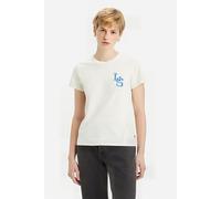 Levi's The T-shirt Ecru Talla: M | Camisetas de Seda Outlet | Mujer | Marrón