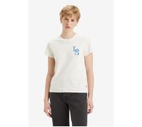 Levi's The T-shirt Ecru Talla: XS | Camisetas Outlet | Mujer | Marrón
