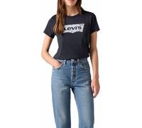 Levi's The tee, Camiseta Mujer, Ananda Floral BW Fill Print BW Anthracite, XXS
