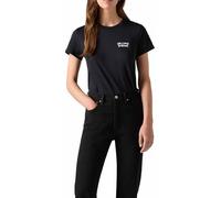 Levi's The tee, Camiseta Mujer, Coloring Book Daisy BW Fill Caviar, XS