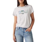 Levi's The tee, Camiseta Mujer, Coloring Book Daisy BW Fill Orbit HTHR Grey, M