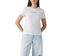 Levi's The tee, Camiseta Mujer, Serif Emb Bright Whi, M