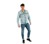 Levi's The Trucker Chaqueta, New Light, L Hombre
