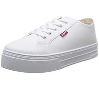 Levi's Tijuana, Sneakers Mujer, Blanco White Sneakers 51, 39 EU