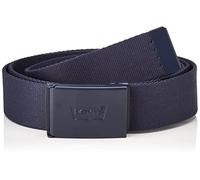 Levi's Tonal Batwing Web Belt Cinturón, Azul Marino, Talla única para Hombre