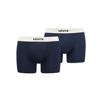 Levi's Tonal Logo AOP Boxer, Blue Combo, S (Pack de 2) de los Hombres