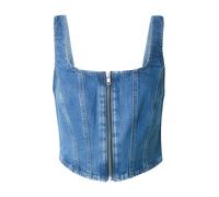 LEVI'S ® Top 'Seamed Zip Bustier Top' azul denim M azul denim
