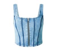 LEVI'S ® Top 'Seamed Zip Bustier Top' azul denim XS azul denim