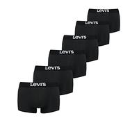 Levi's Trunk Bañador, Black, S (Pack de 6) para Hombre