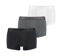 LEVIS Trunk, Negro (Black Grey Combo), S (Pack de 3) para Hombre