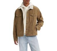 Levi's Type 3 Sherpa Trucker Chaqueta, Washed Cougar Canvas, XL Hombre